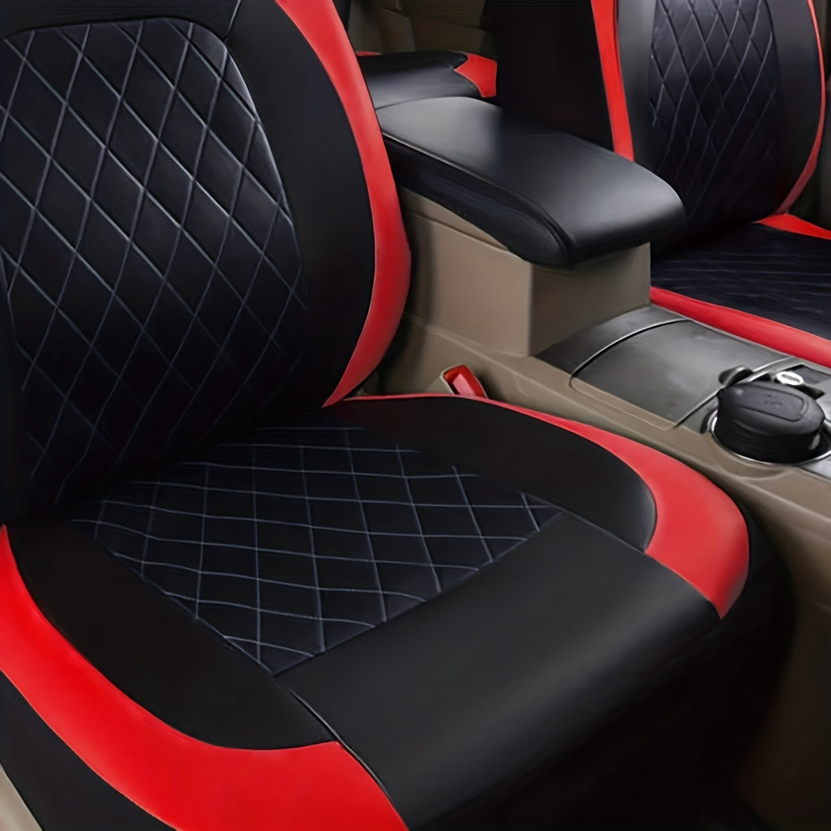 Huse auto premium din piele ecologică pentru 5 locuri