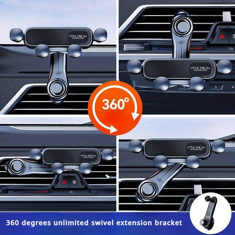 Suport auto cu prindere pe aerisire, pentru telefon