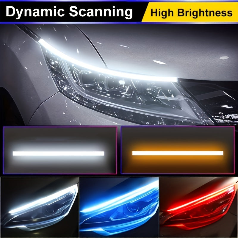 Benzi LED flexibile 12V pentru iluminare auto decorativă