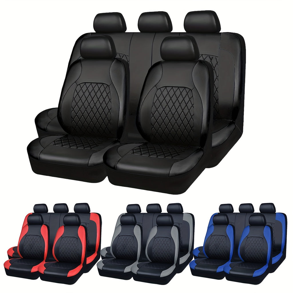 Huse auto premium din piele ecologică pentru 5 locuri