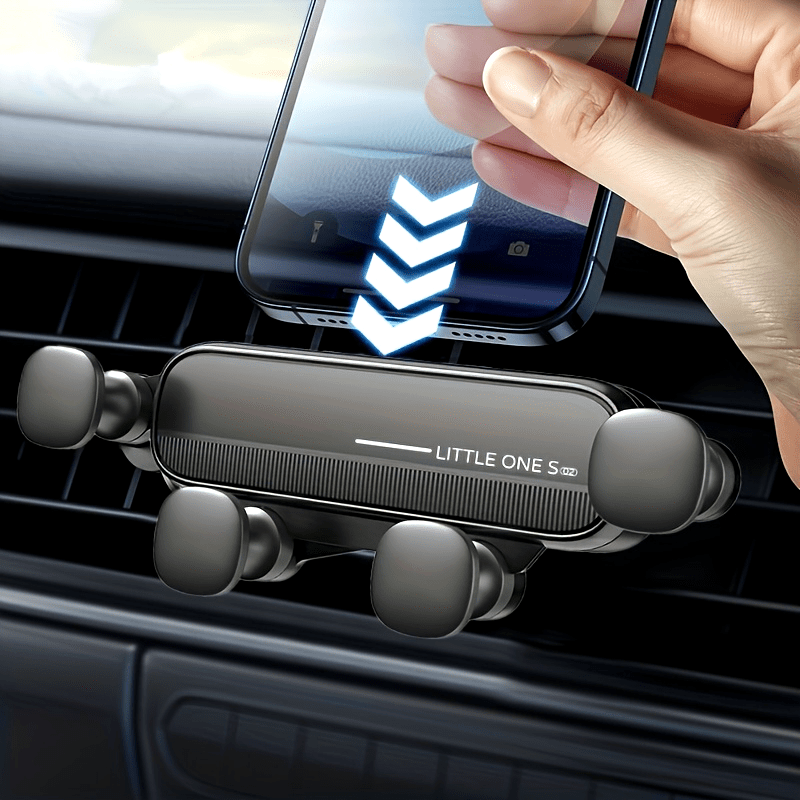 Suport gravitațional auto pentru telefon, montare pe aerisire