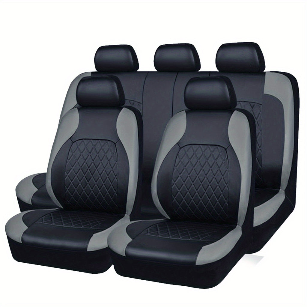 Huse auto premium din piele ecologică pentru 5 locuri