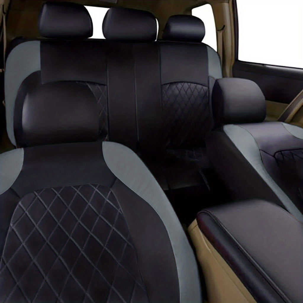 Huse auto premium din piele ecologică pentru 5 locuri
