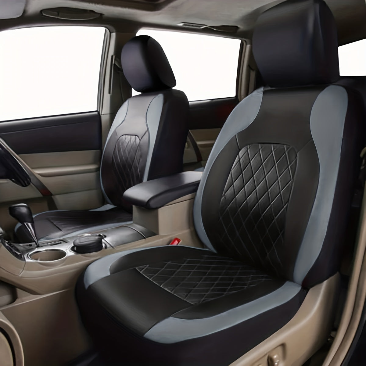 Huse auto premium din piele ecologică pentru 5 locuri