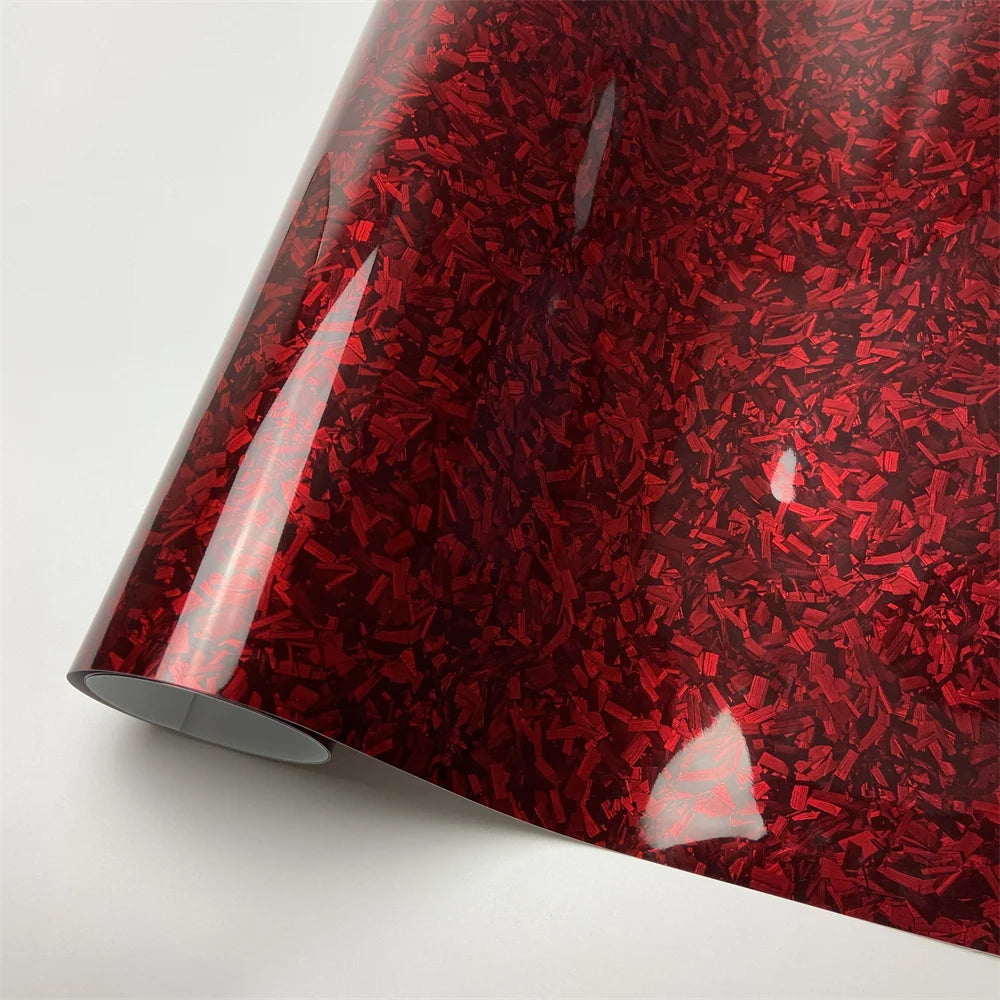 Folie auto din fibră de carbon forjată