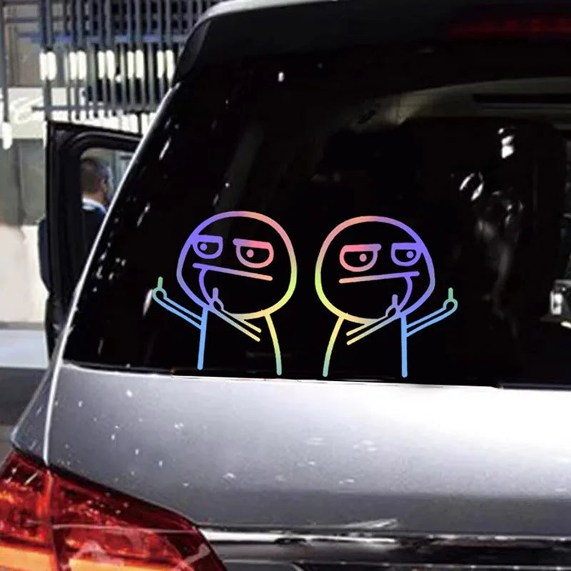 Stickere auto reflectorizante amuzante JDM