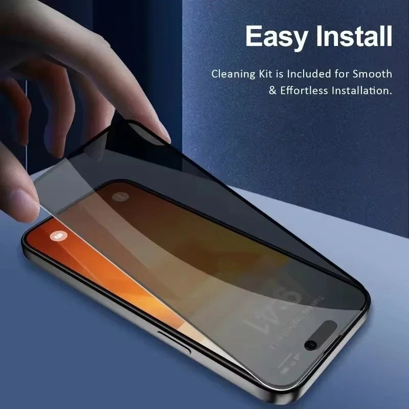 Folie de protecție ecran Anti-Spy cu acoperire completă pentru iPhone