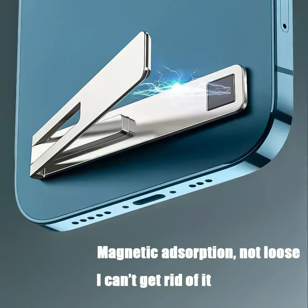 Suport magnetic invizibil pliabil pentru telefon și tabletă