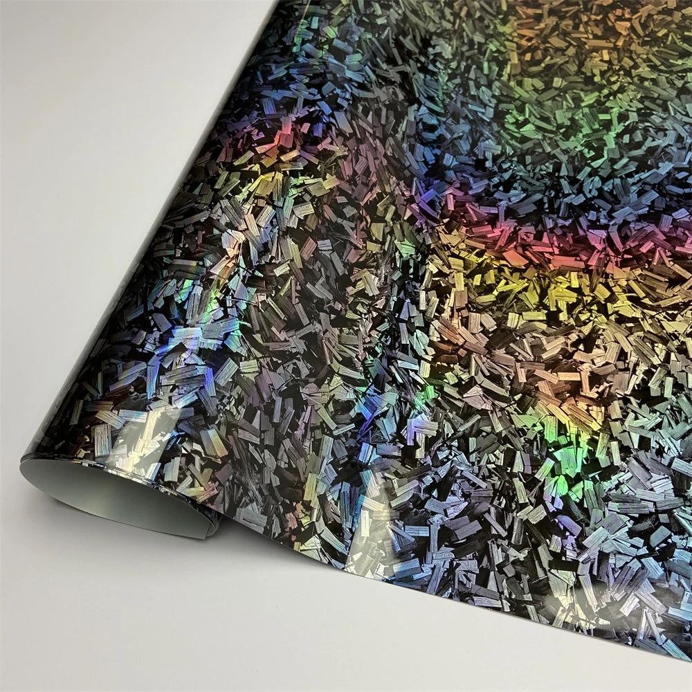 Folie auto din fibră de carbon forjată