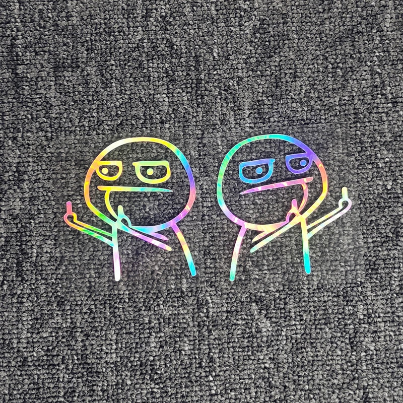 Stickere auto reflectorizante amuzante JDM