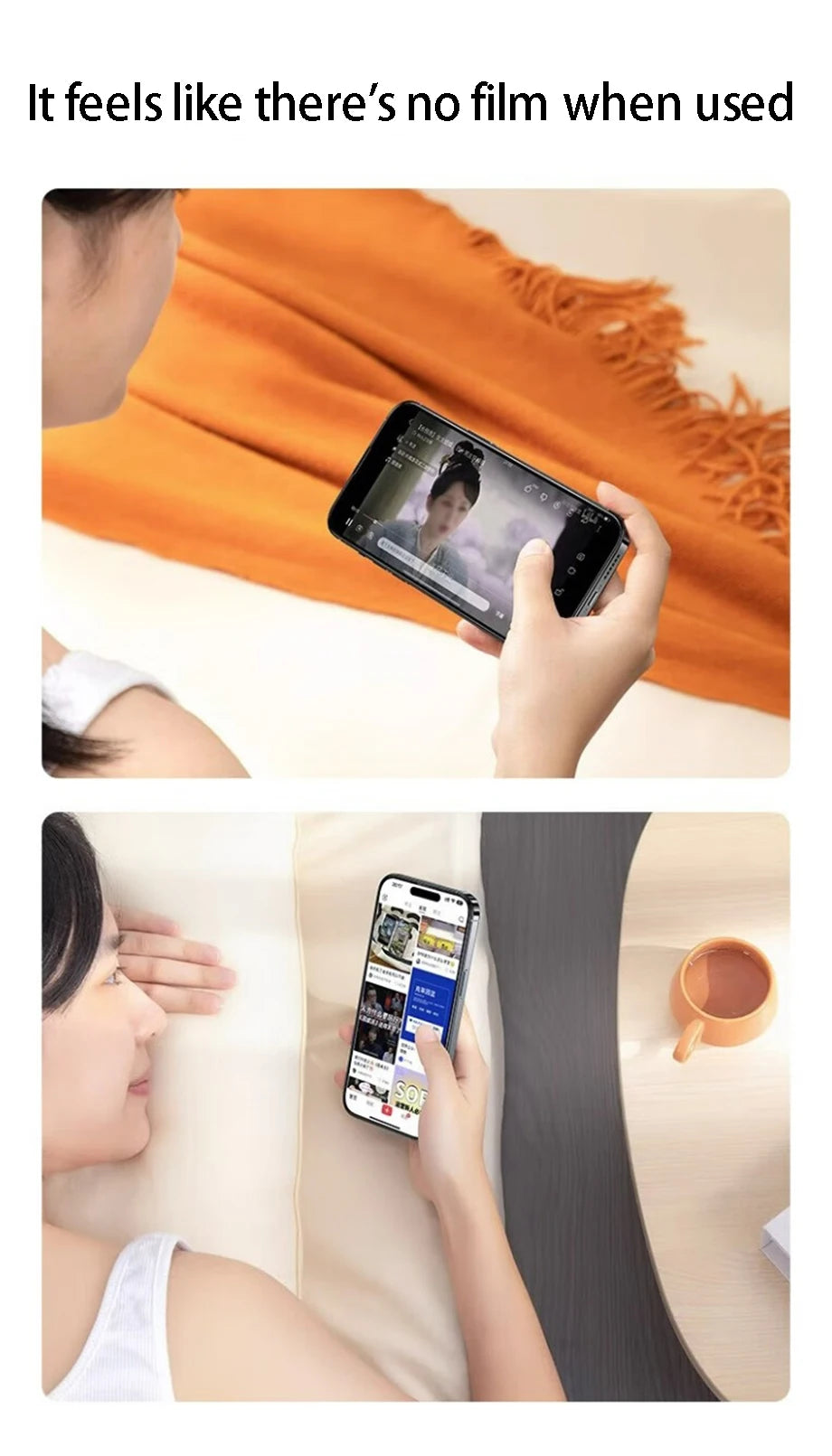 Folie de sticlă securizată pentru iPhone