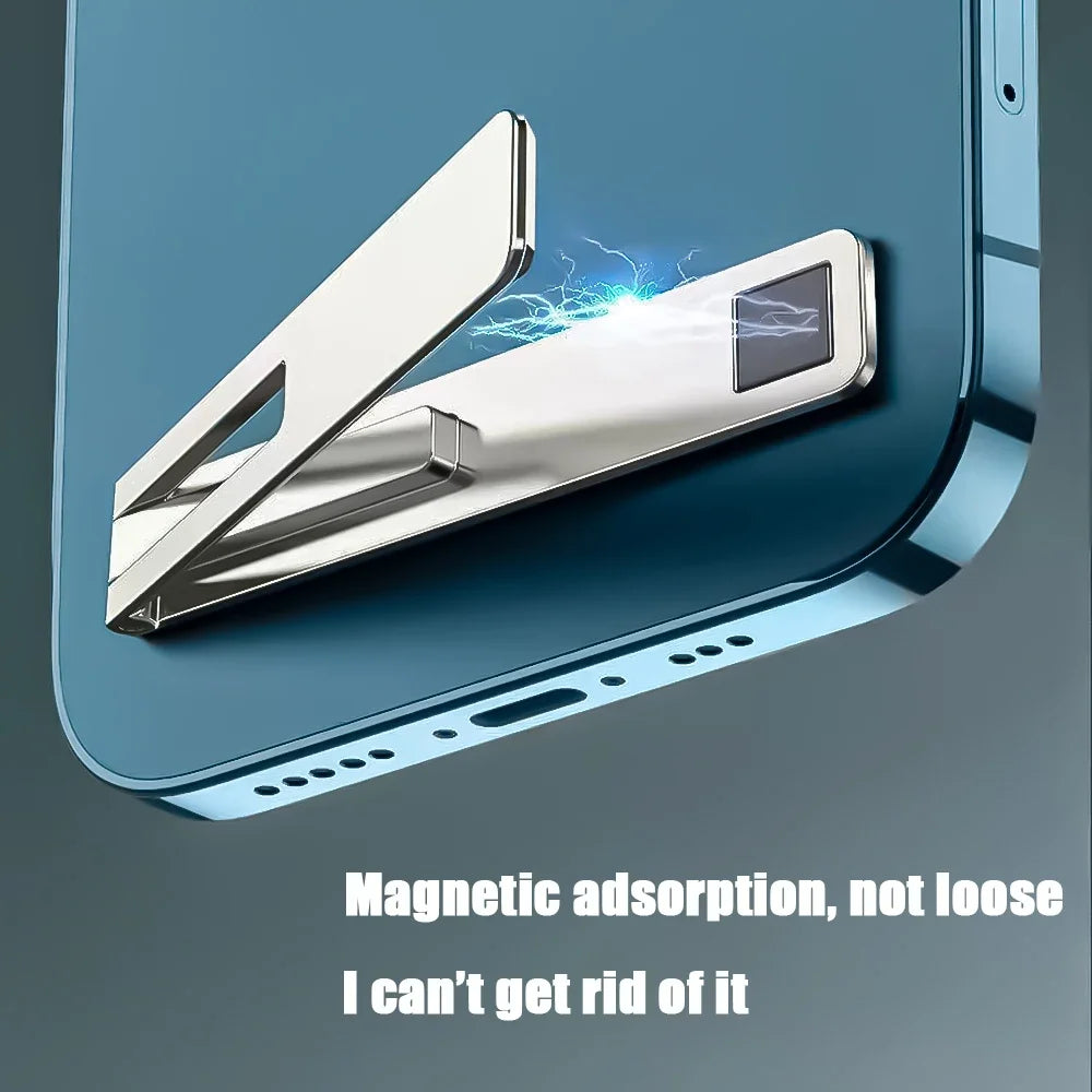 Suport magnetic invizibil pliabil pentru telefon și tabletă