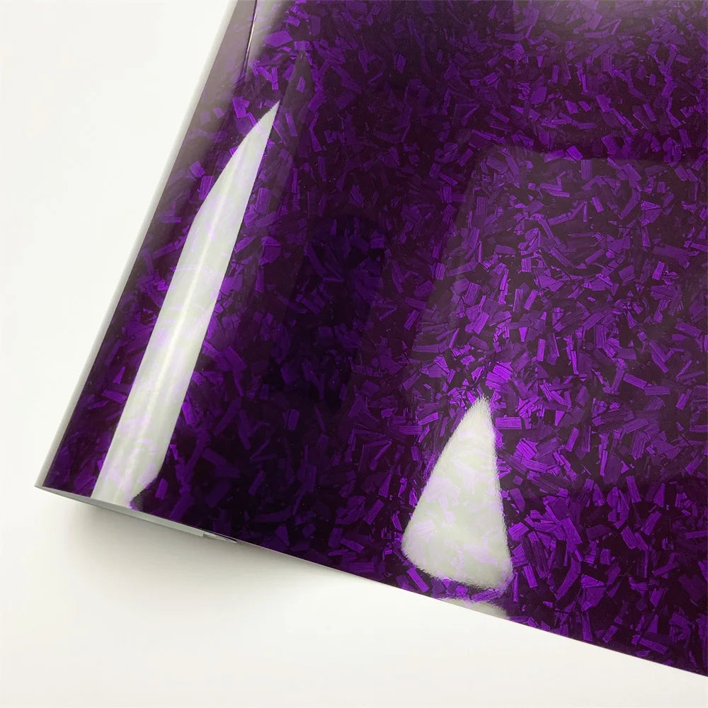 Folie auto din fibră de carbon forjată