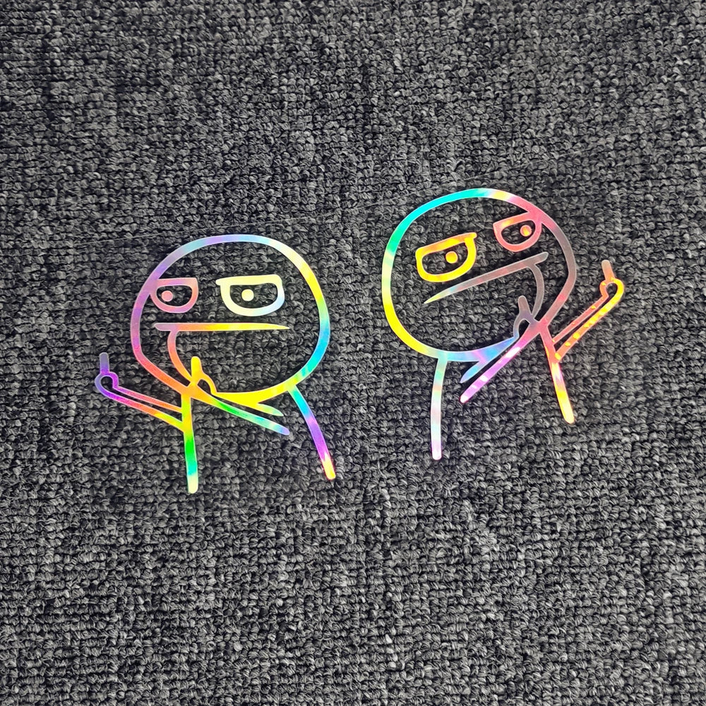 Stickere auto reflectorizante amuzante JDM