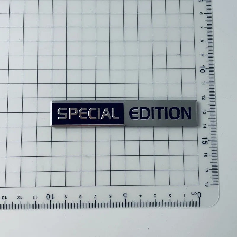 Emblemă auto metalică 3D din aluminiu „Limited Edition”