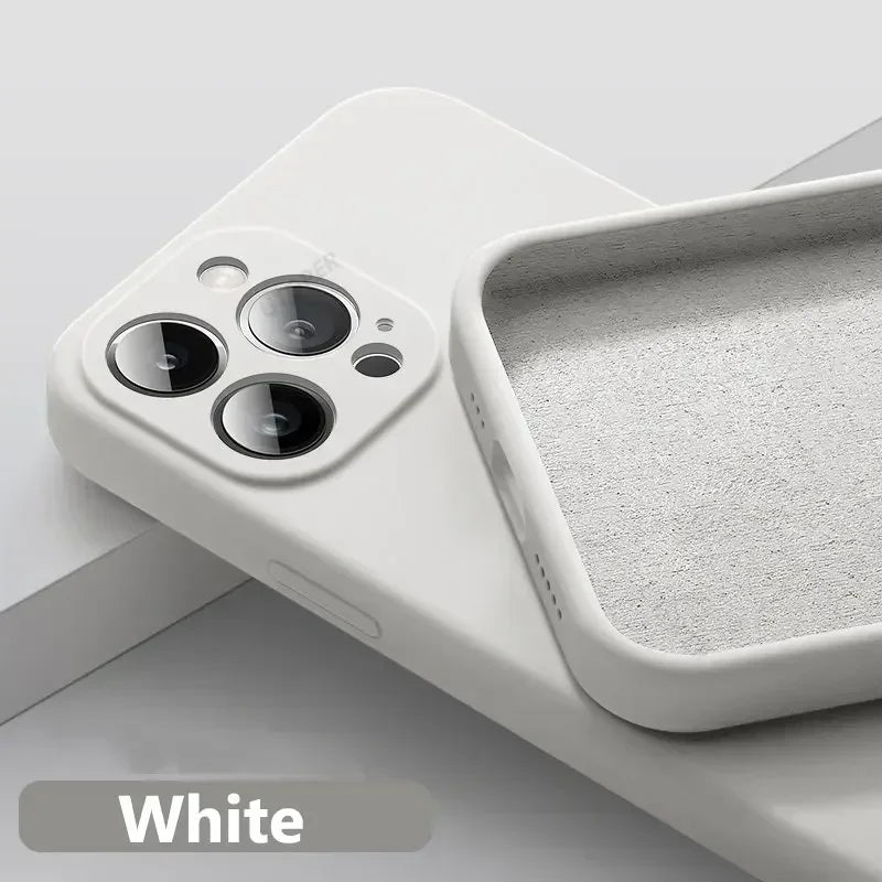 Husă originală din silicon pentru iPhone 11–17 Pro Max