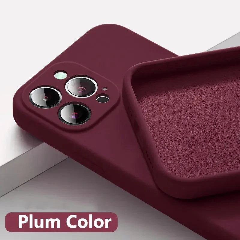Husă originală din silicon pentru iPhone 11–17 Pro Max