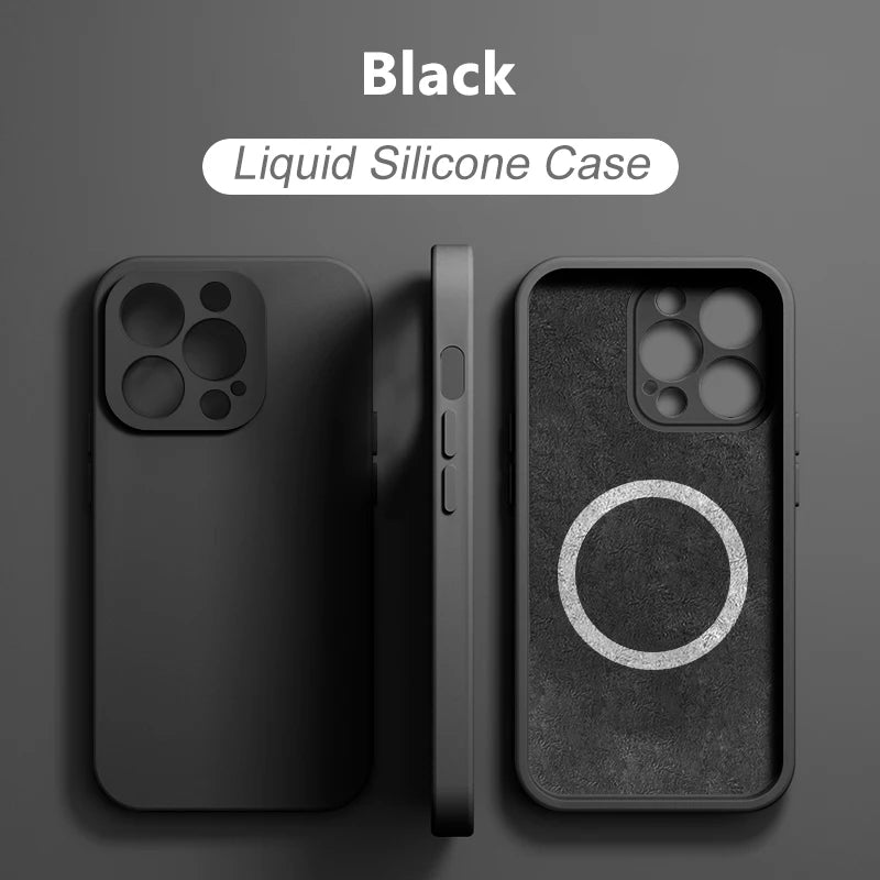 Husă magnetică din silicon - Magsafe