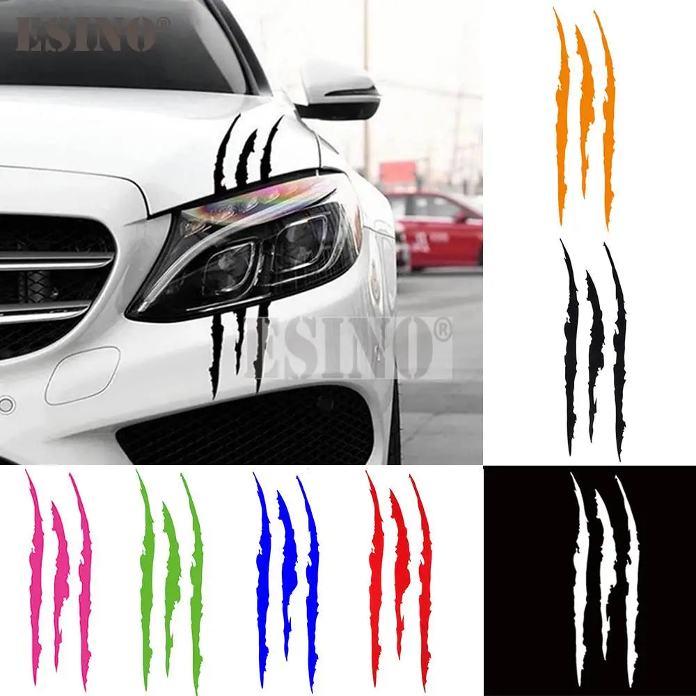 Sticker auto decorativ „Urme de gheare fantomă”