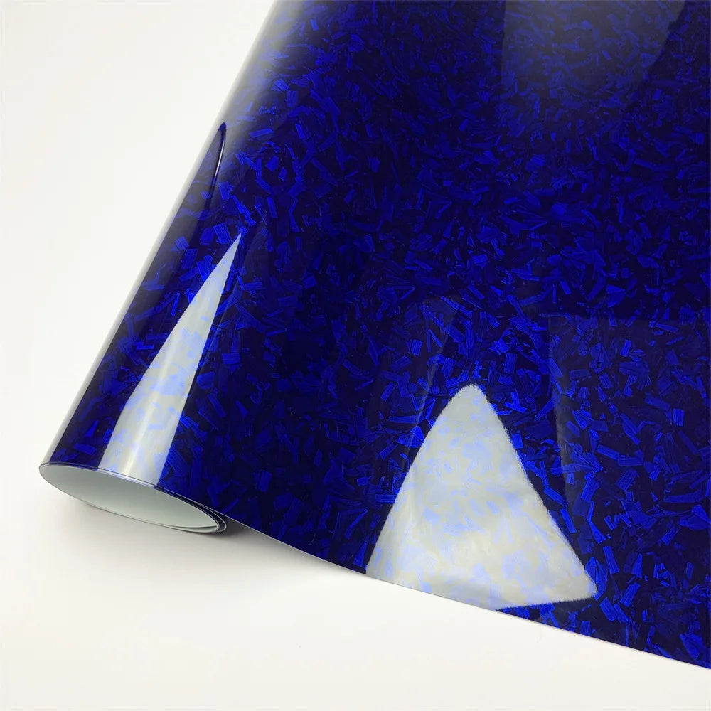 Folie auto din fibră de carbon forjată