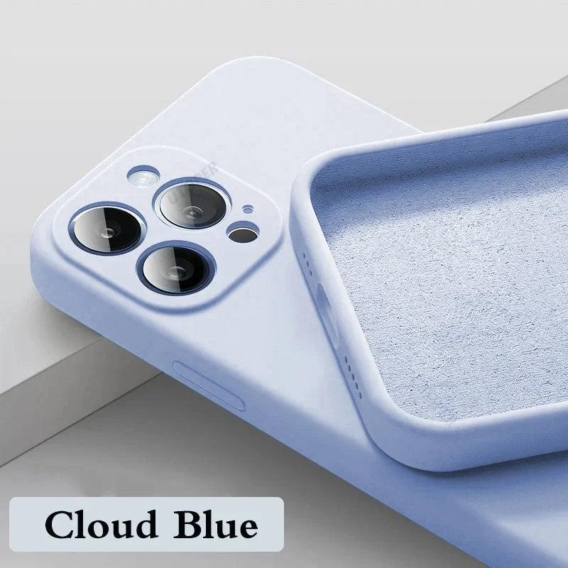 Husă originală din silicon pentru iPhone 11–17 Pro Max