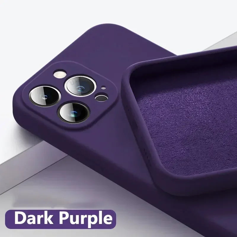 Husă originală din silicon pentru iPhone 11–17 Pro Max