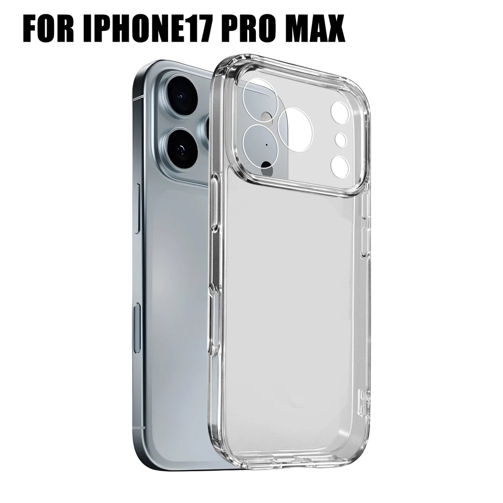 Husă transparentă antișoc pentru iPhone 17