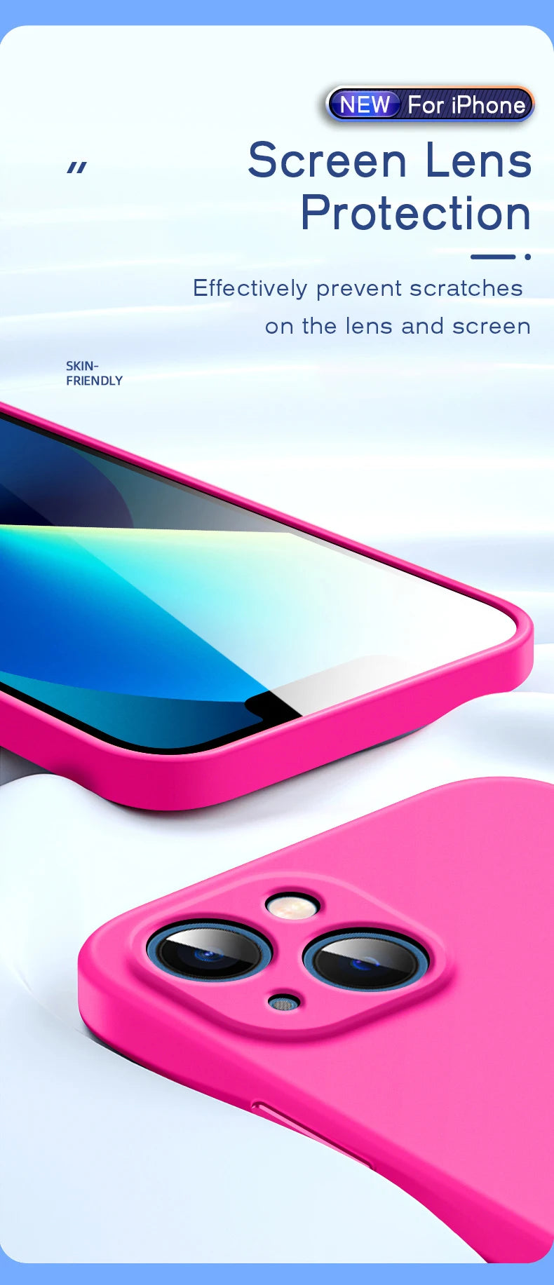 Husă originală din silicon pentru iPhone 11–17 Pro Max