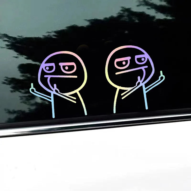 Stickere auto reflectorizante amuzante JDM