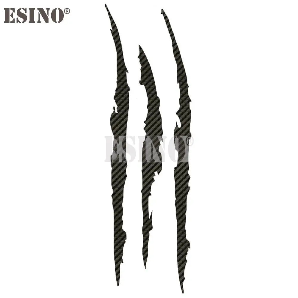 Sticker auto decorativ „Urme de gheare fantomă”