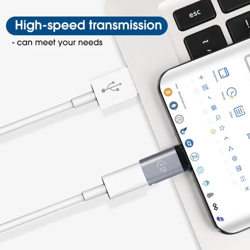 Adaptor Lightning la USB-C pentru încărcare rapidă
