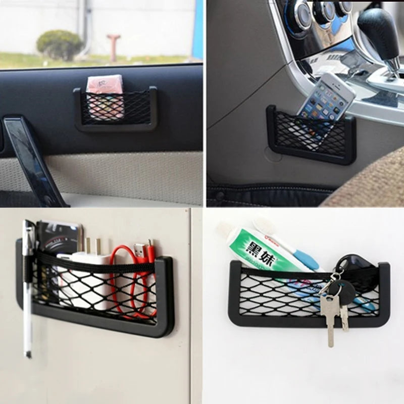 Plasă auto adezivă pentru depozitare