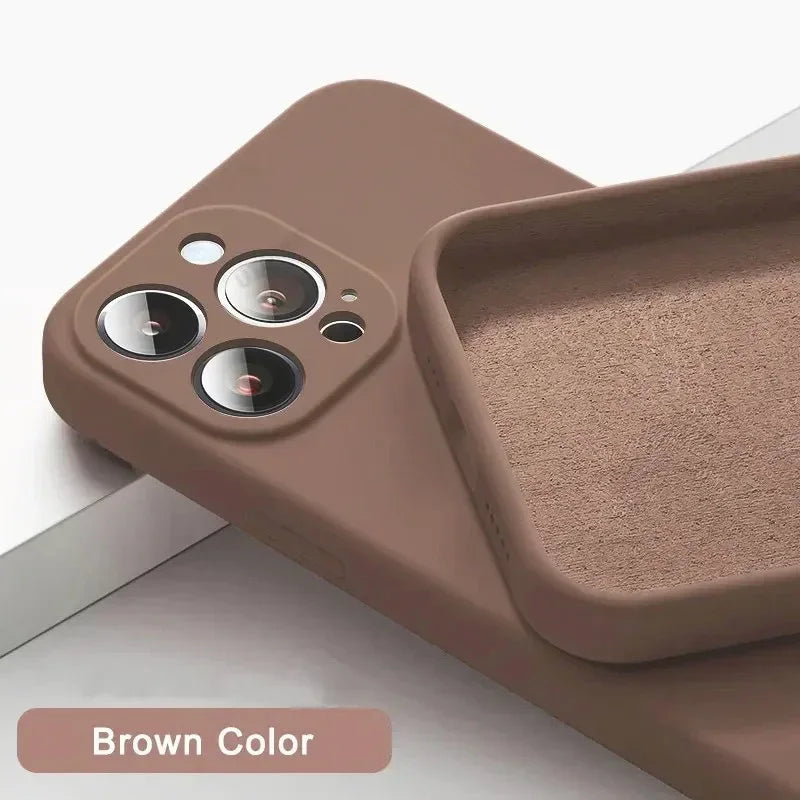 Husă originală din silicon pentru iPhone 11–17 Pro Max
