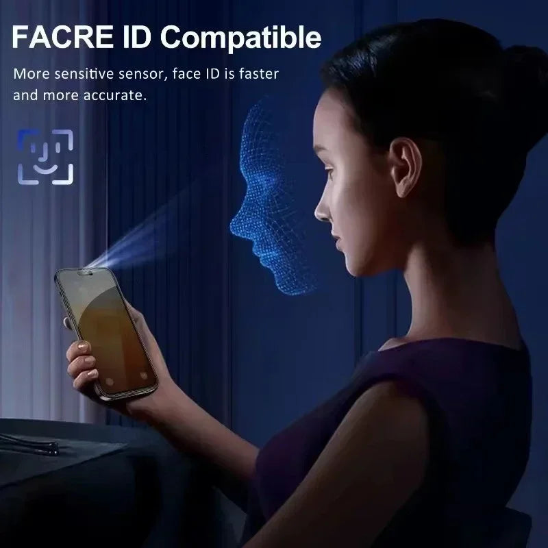 Folie de protecție ecran Anti-Spy cu acoperire completă pentru iPhone