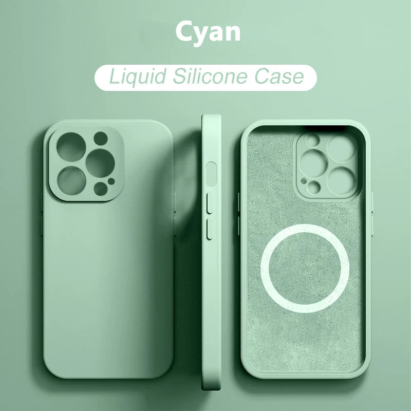 Husă magnetică din silicon - Magsafe