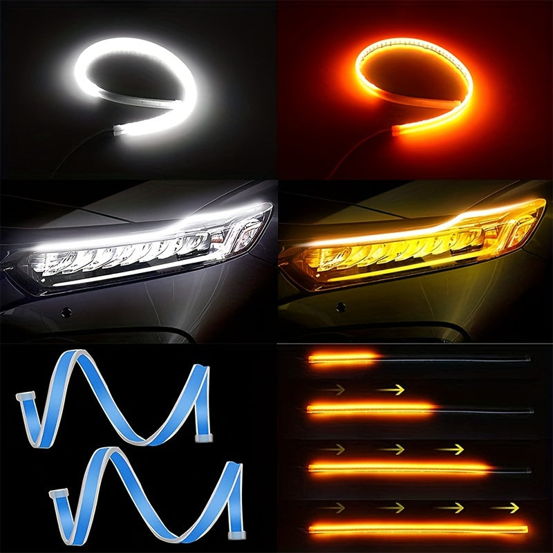 Benzi LED flexibile 12V pentru iluminare auto decorativă