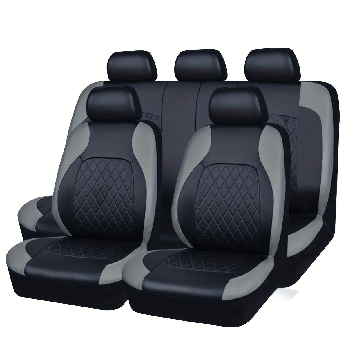 Huse auto premium din piele ecologică pentru 5 locuri