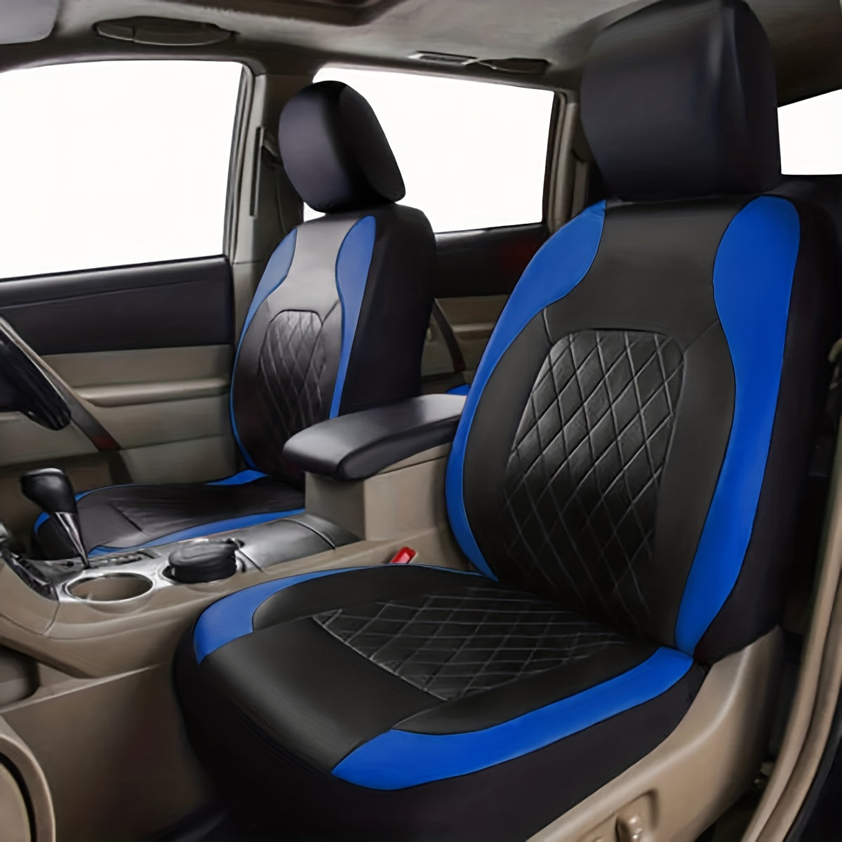 Huse auto premium din piele ecologică pentru 5 locuri